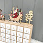 Personalised Santa Sleigh Wooden Advent, thumbnail 4 of 4