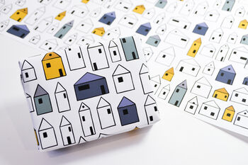 Little Houses Wrapping Paper, 5 of 9