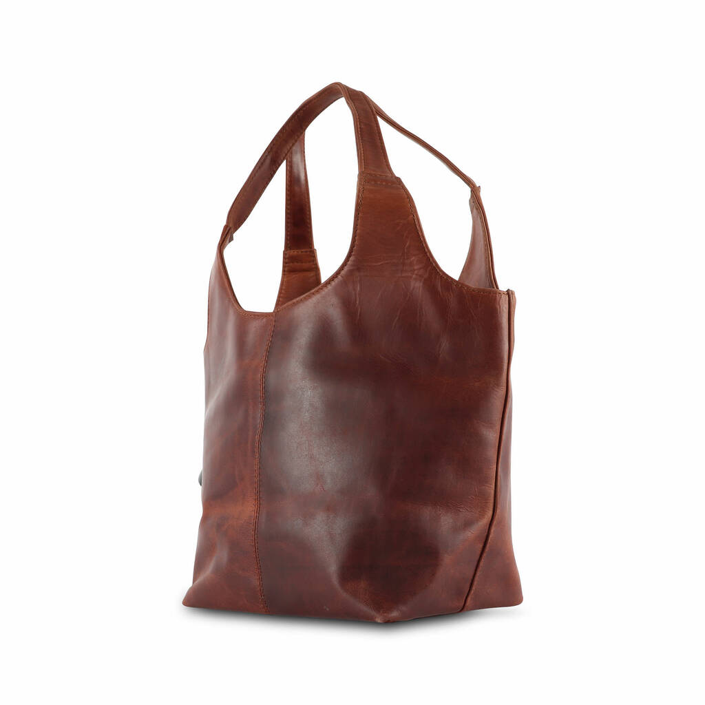 Leather Shoulder Bag With Slip Pocket By The Leather Store | www.lvbagssale.com