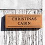Engraved Oak Personalised Sign, thumbnail 6 of 7
