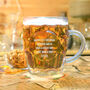 Traditional Personalised Beer Glass Tankard In Box, thumbnail 1 of 2
