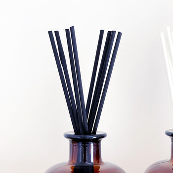 Large Brown Glass Apothecary Diffuser Bottle And Reeds, 5 of 9