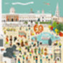 Out And About In London Trafalgar Square Art Print, thumbnail 2 of 2