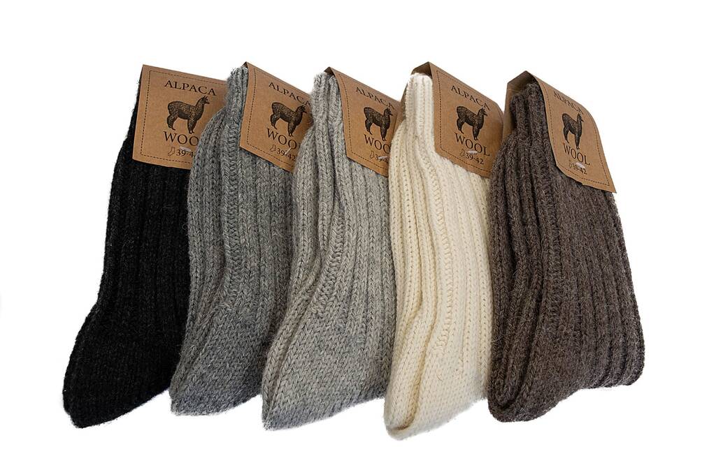 Unisex Alpaca Socks Extra Thick Warm Outdoor/Indoor, 1 of 9