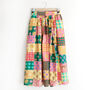 Bohemian Patchwork Print Midi Skirt, thumbnail 1 of 6