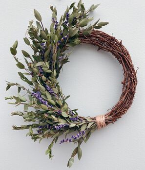 Dried Eucalyptus Wreath, 2 of 2