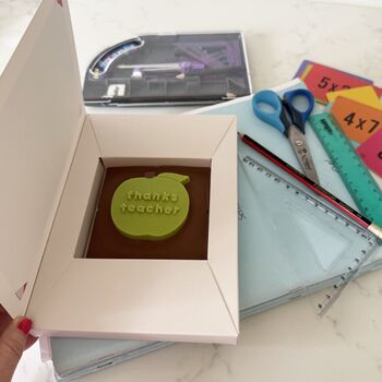 Best Teacher Chocolate Apple Card, 4 of 4