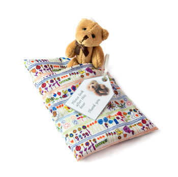 Teddy In Bed Lockdown Gift/ Stocking Filler, 5 of 5