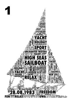 Sailing Personalised Print, 2 of 3