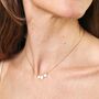 Shooting Stars Pendant Necklace In Gold, thumbnail 3 of 4