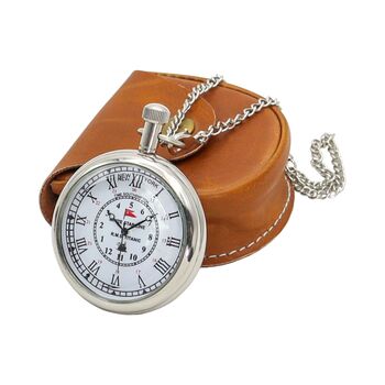 Personalised The Titanic Pocket Watch With Case, 8 of 11