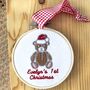 Personalised Baby First Christmas Tree Decoration Gift, thumbnail 2 of 9