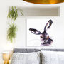 Inky Hare Canvas Gallery Print, thumbnail 1 of 7
