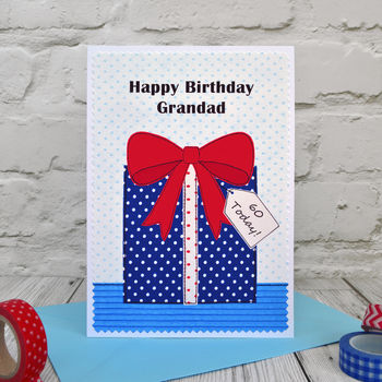 'Present' Personalised Birthday Card, 2 of 3