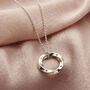 Personalised Birthstone Mobius Necklace, thumbnail 6 of 12