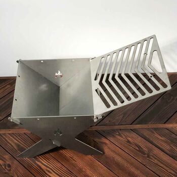 Stainless Steel Grill Only For Slot Together Fire Pit, 2 of 2