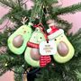 Personalised Avocado Bauble, thumbnail 1 of 4