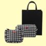 We Love Gingham The Make Up Bag And Purse Gift Box, thumbnail 3 of 8