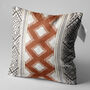 Aztec Cushion Cover With Geometric Brown Lines, thumbnail 3 of 7