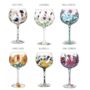 Hand Painted Gin Glass And Birth Flower Gift, thumbnail 6 of 7