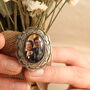 Personalised Pin Brooch With Photograph Bridal Bouquet, thumbnail 2 of 8