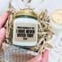 Funny Never Voted Tory Club Candle, thumbnail 2 of 7