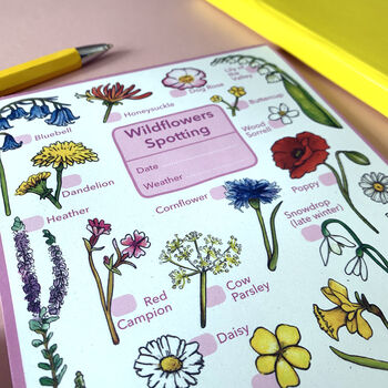 Wildflowers Spotting Journal Notepad, 4 of 11