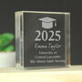 Graduation Gifts Personalised Crystal Glass Keepsake, thumbnail 6 of 7