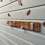 Flip Up, Flip Down Wall Mounted Reclaimed Wooden Hook, thumbnail 8 of 9