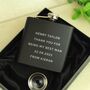 Personalised Wedding Thank You Hip Flask With Gift Box, thumbnail 2 of 2