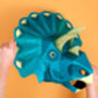 Make Your Own Triceratops Mask, thumbnail 1 of 4