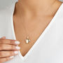 Small Solid Gold Or Silver Heart Locket Necklace, thumbnail 2 of 12