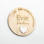 Hello World Baby Name Announcement Plaque Acrylic, thumbnail 4 of 12