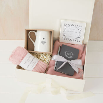 'Sending Warm Hugs' Large Luxury Sympathy Gift Hamper, 2 of 12