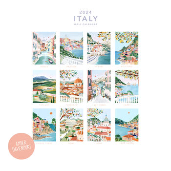 Italy 2024 Travel Wall Calendar, 8 of 9