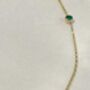 Emerald Station Necklace, thumbnail 5 of 5