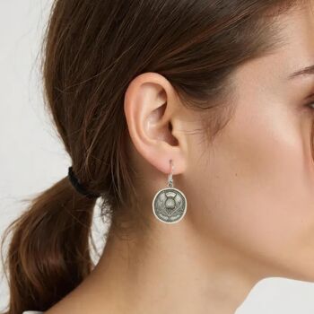 Caledonia Thistle Earrings Scottish Gift, 7 of 7