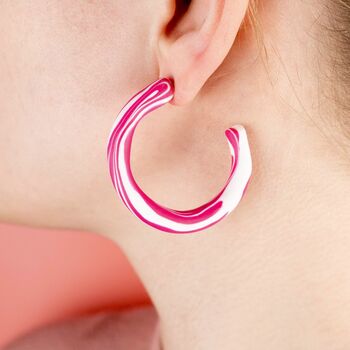 Polymer Clay Earring Making Kit Statement Hoops, 3 of 12