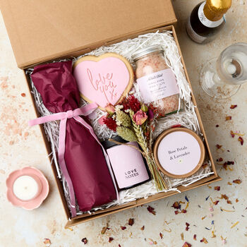 Luxury Love Hamper For Her With Champagne Or Prosecco And Flowers, 2 of 6