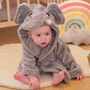 Personalised Elephant Dressing Gown Gift For Baby, thumbnail 7 of 10