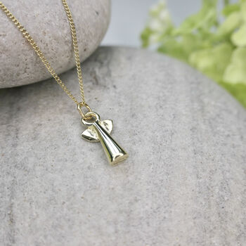 14ct Gold Angel Necklace, 2 of 6