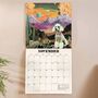 2026 Calendar | Retro Future Spacescapes | Sunday Start, thumbnail 3 of 4