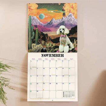 2026 Calendar | Retro Future Spacescapes | Sunday Start, 3 of 4