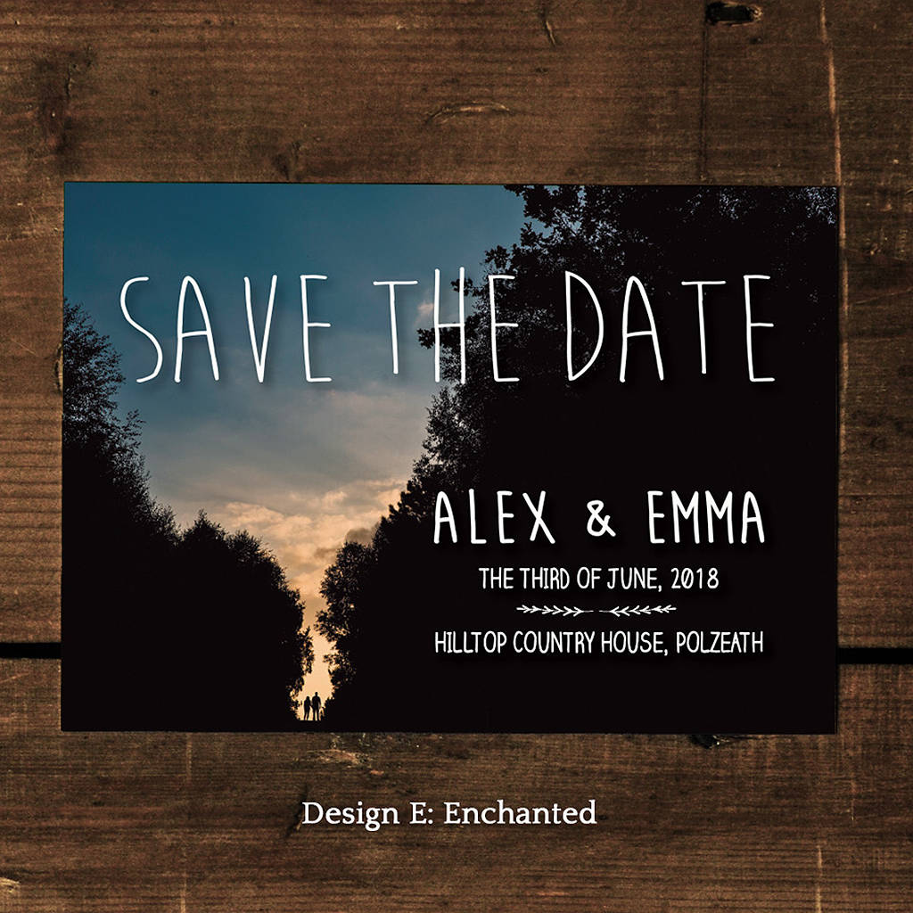 Personalised Photo Save The Dates And Fridge By Feel Good