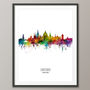 Oxford Skyline Portrait Print And Box Canvas, thumbnail 3 of 5