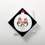 Personalised Penguin Family Christmas Tree Decoration, thumbnail 8 of 8