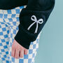Bows Embroidered Sweatshirt, thumbnail 9 of 12