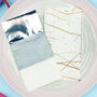 Silver Foil And Gold Marble Party Napkins, thumbnail 1 of 3