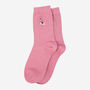 Embroidered Llama Ankle Socks Women's Pink, thumbnail 4 of 4