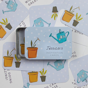 Personalised Inspiration Flash Card Tin Set, 4 of 11